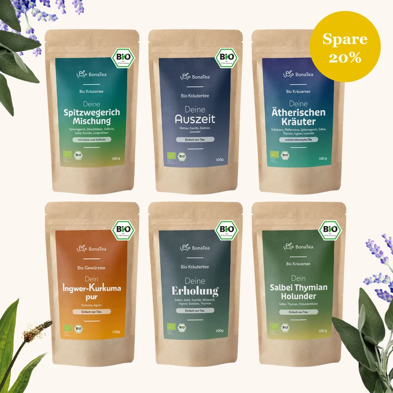 Teemischung, Tee, Kräuter, Wildkräuter